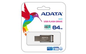 AUV131-64G-RGY A-DATA TECHNOLOGY Uv131 - 64GB USB Stick - USB 3.0 - Grey