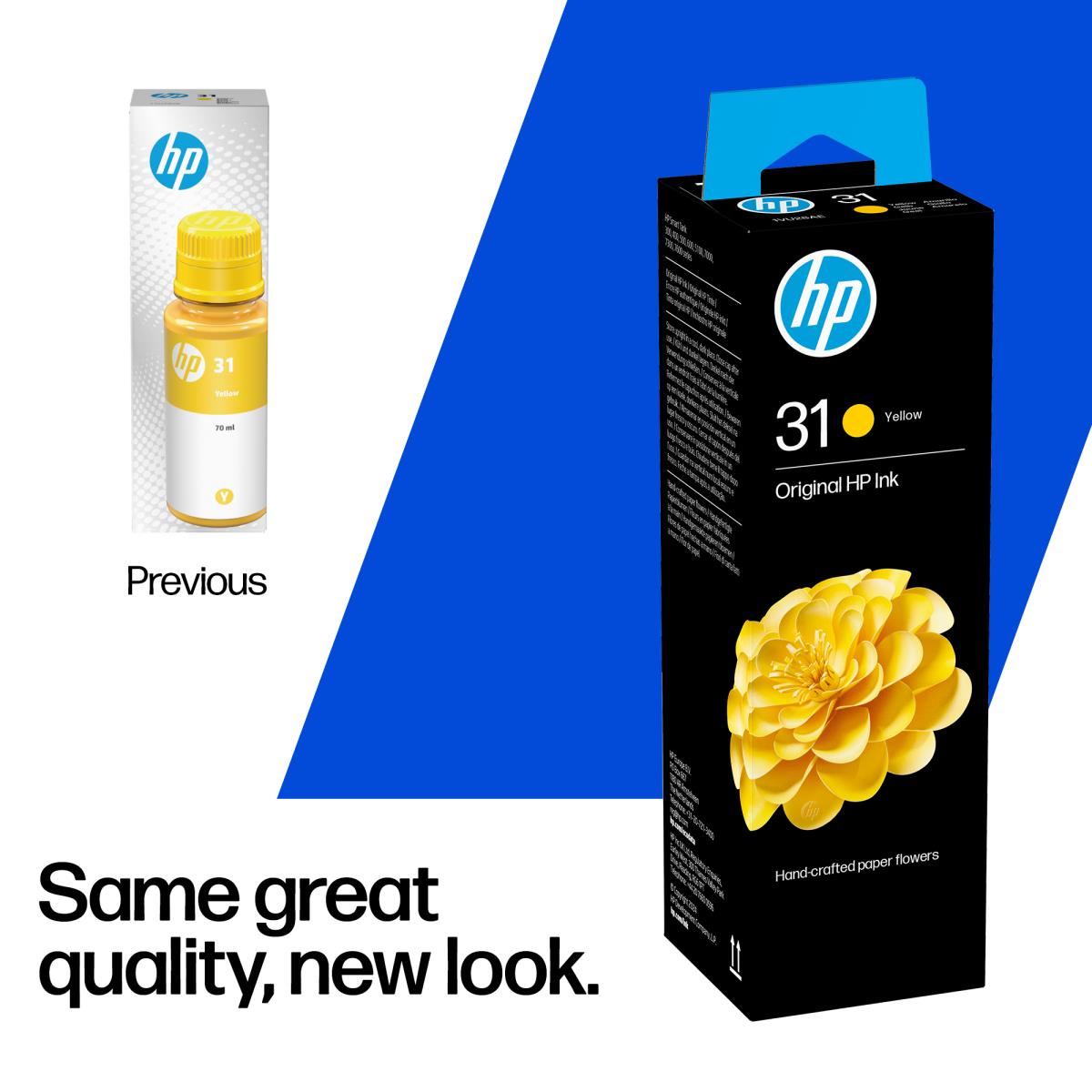 HP 31 70-ML YELLOW ORIGINAL INK BOTT thumbnail