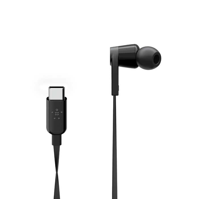 USB-C IN-EAR HEADPHONE BLACK thumbnail