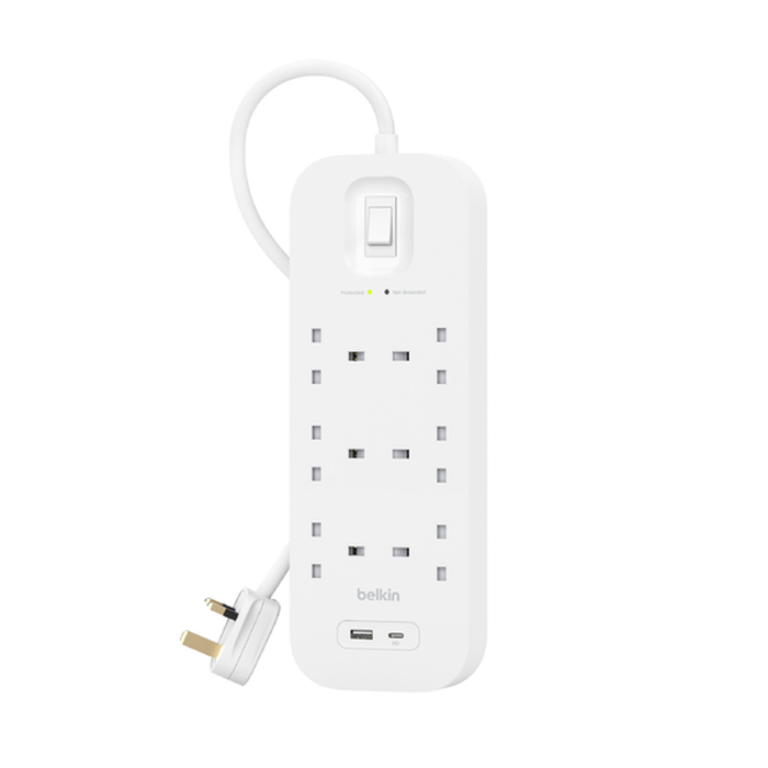 SURGE PROTECTION WITH USB C 6 OUTLET thumbnail