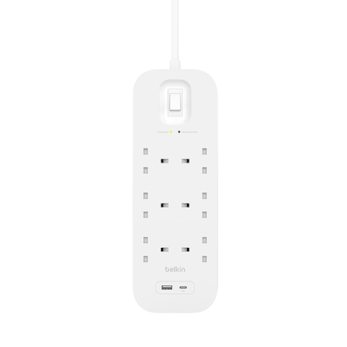 SURGE PROTECTION WITH USB C 6 OUTLET thumbnail