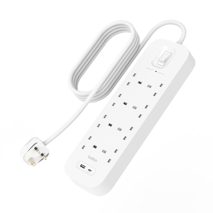 SURGE PROTECTION WITH USB C 8 OUTLET thumbnail