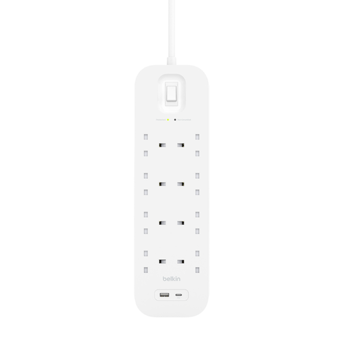 SURGE PROTECTION WITH USB C 8 OUTLET thumbnail