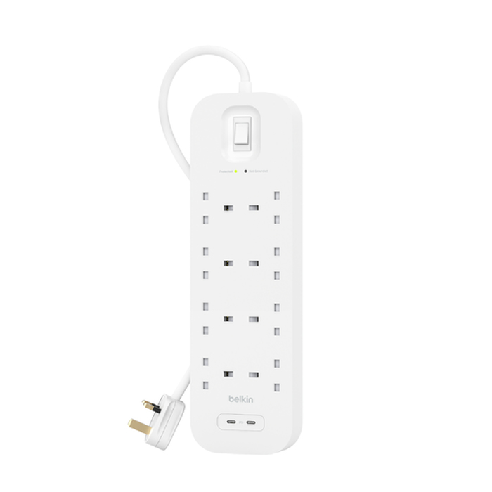 SURGE USB C 8 OUTLET DUAL USBC 30W P thumbnail