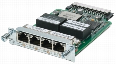 4 port clear channel T1/E1 HWIC thumbnail
