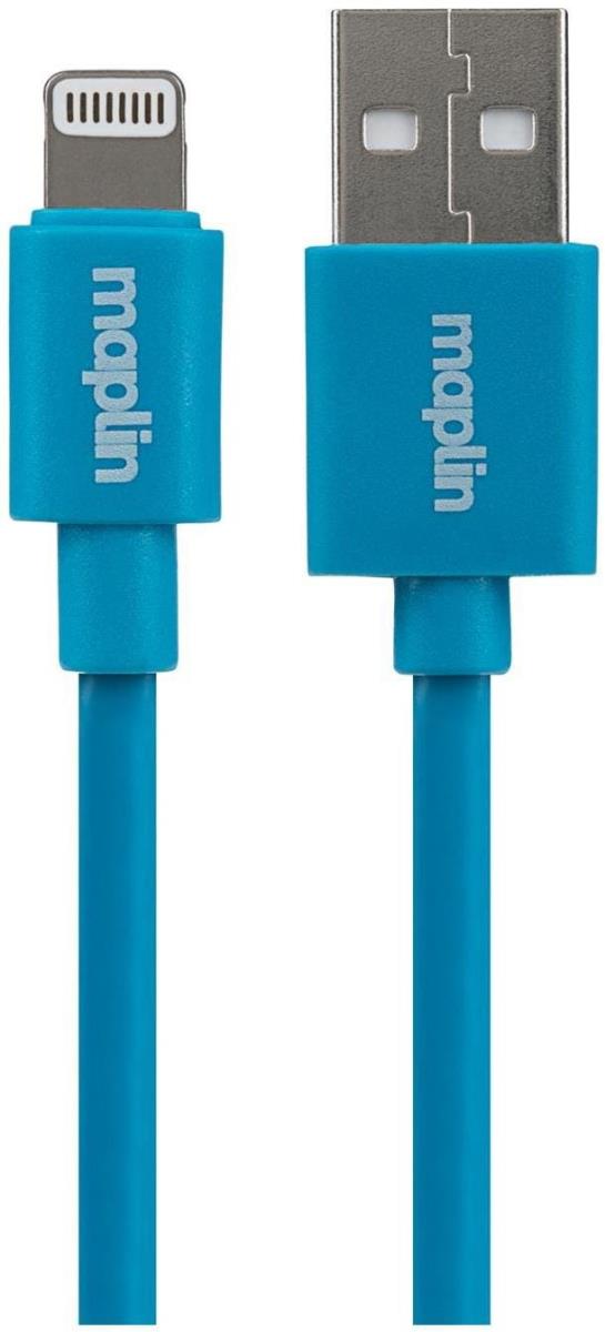 Premium Lightning to USB-A Cable - 0.75m - Blue thumbnail