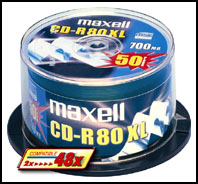 CD-R 80 52x X 10 PACKSPINDLE thumbnail