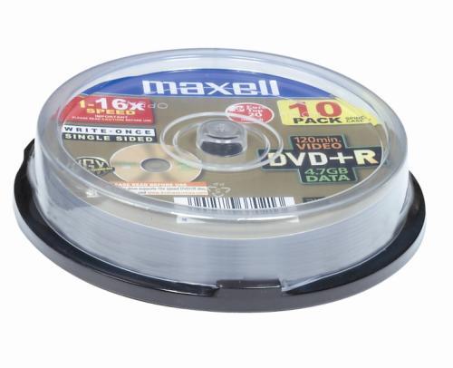 DVD+R 4.7GB X 10 PACKSPINDLE thumbnail