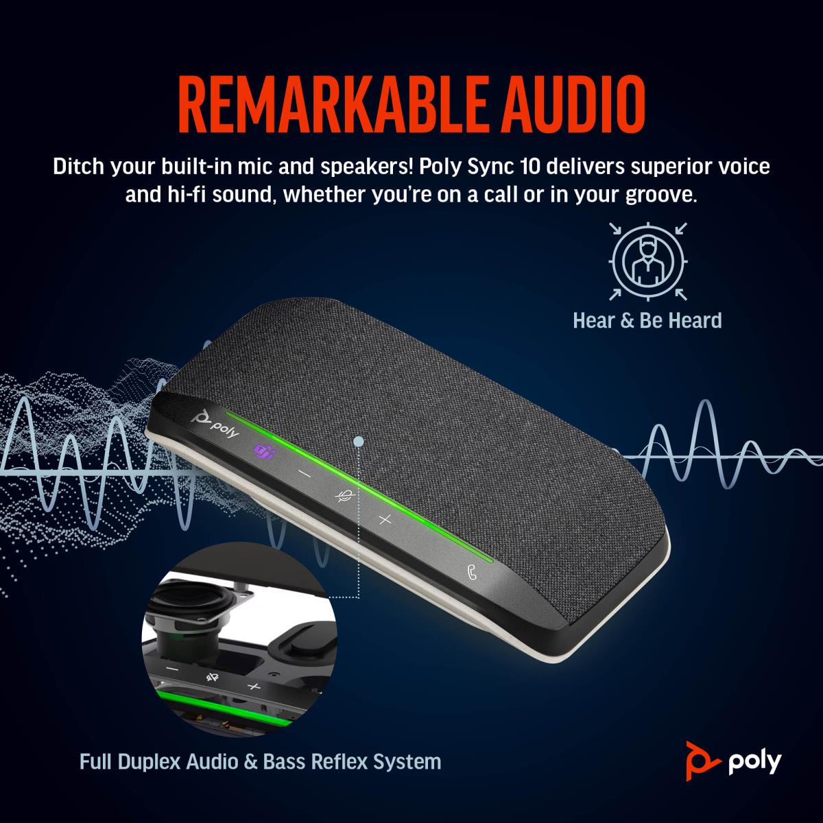 POLY SYNC 10 -M SPEAKERPHONE thumbnail