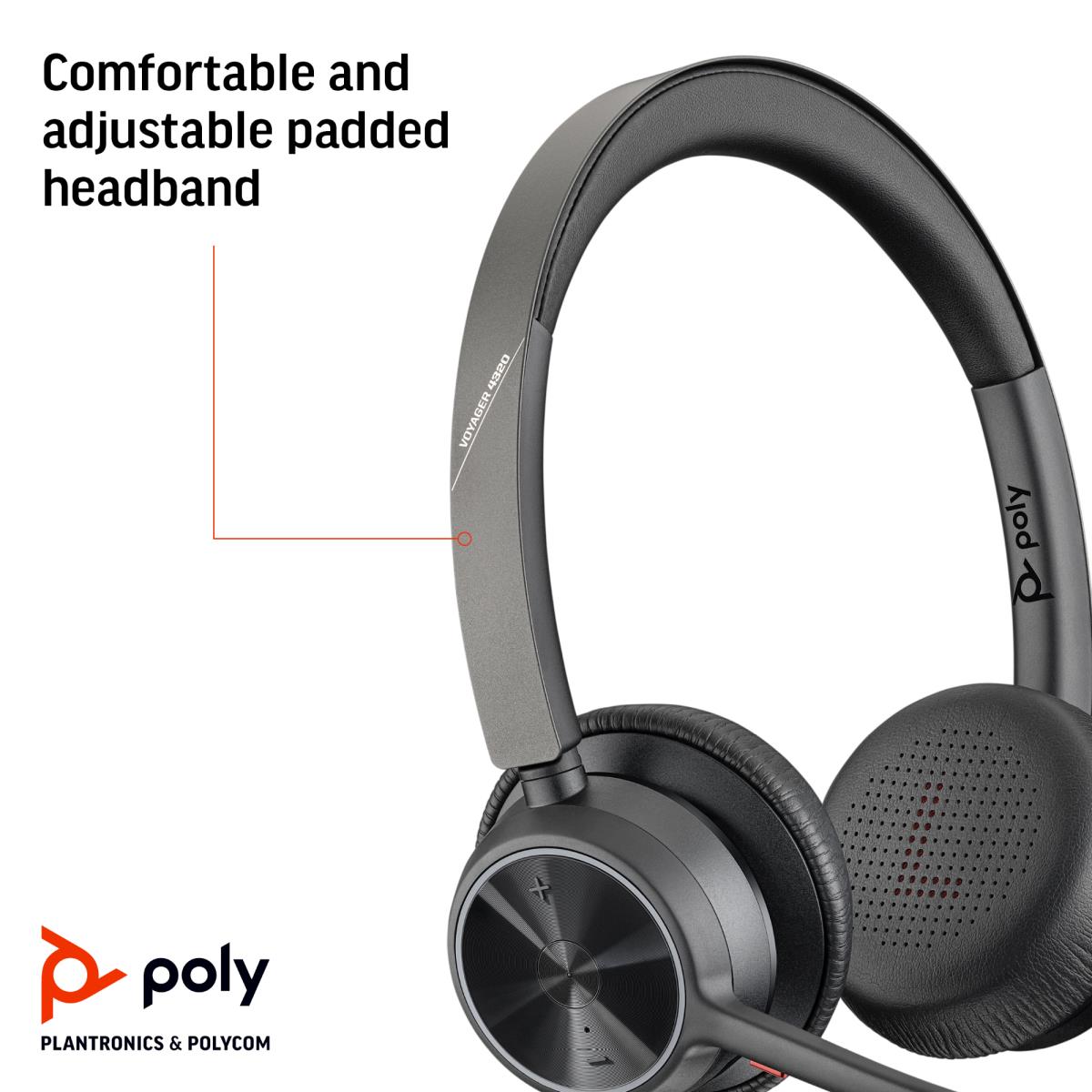 EU Product - Voyager 4320 USB-C Headset - Headset - Stereo thumbnail
