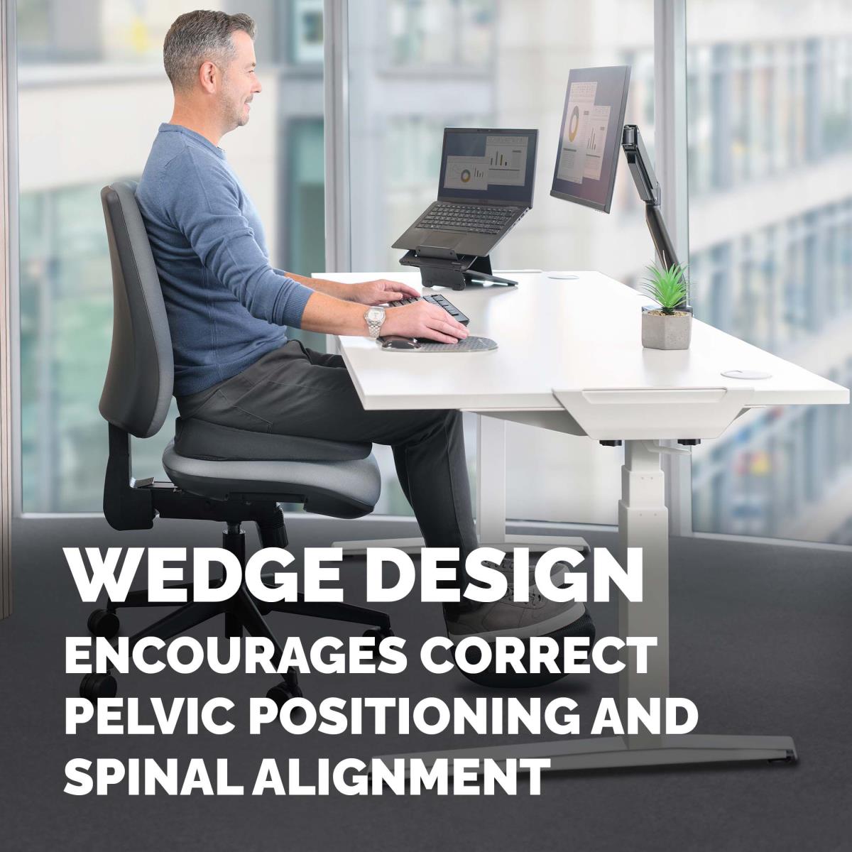 Breyta Wedge Seat Cushion with Coccyx Cut Out thumbnail