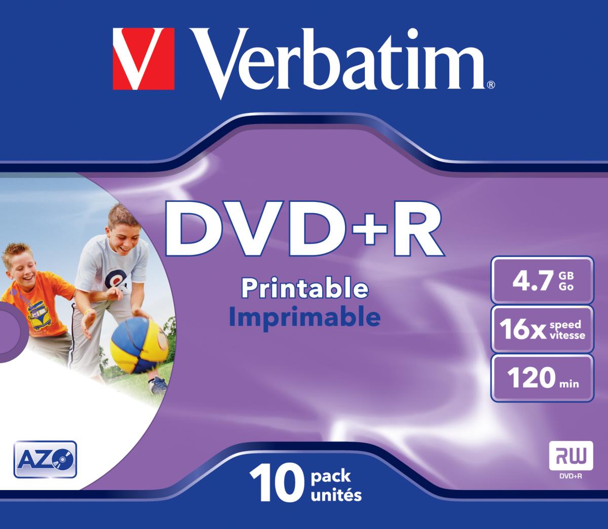 DVD+R 16x Printable 10pk J/C thumbnail