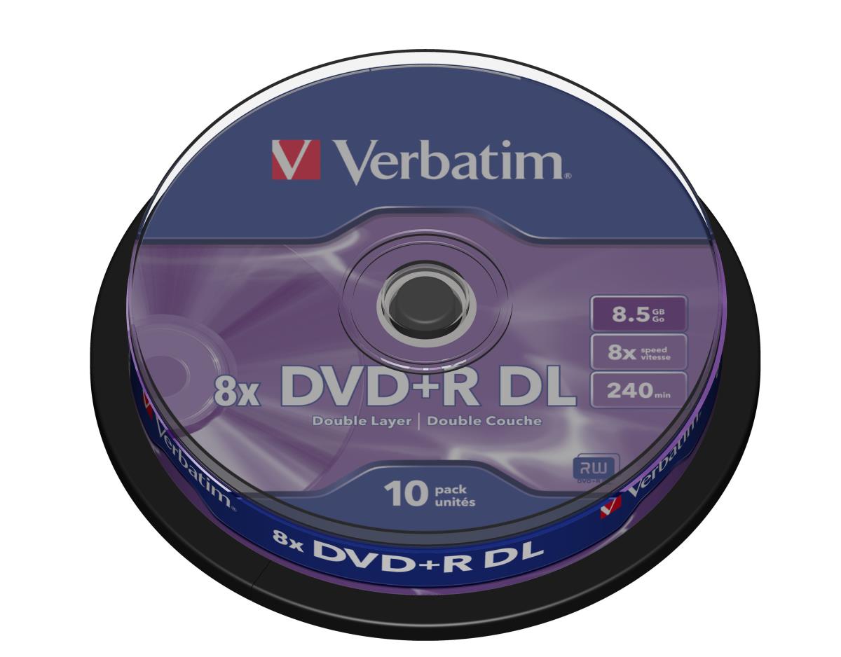 DVD+R DOUBLE LAYER 8.5GB 8X MATT SILVER SURFACE thumbnail