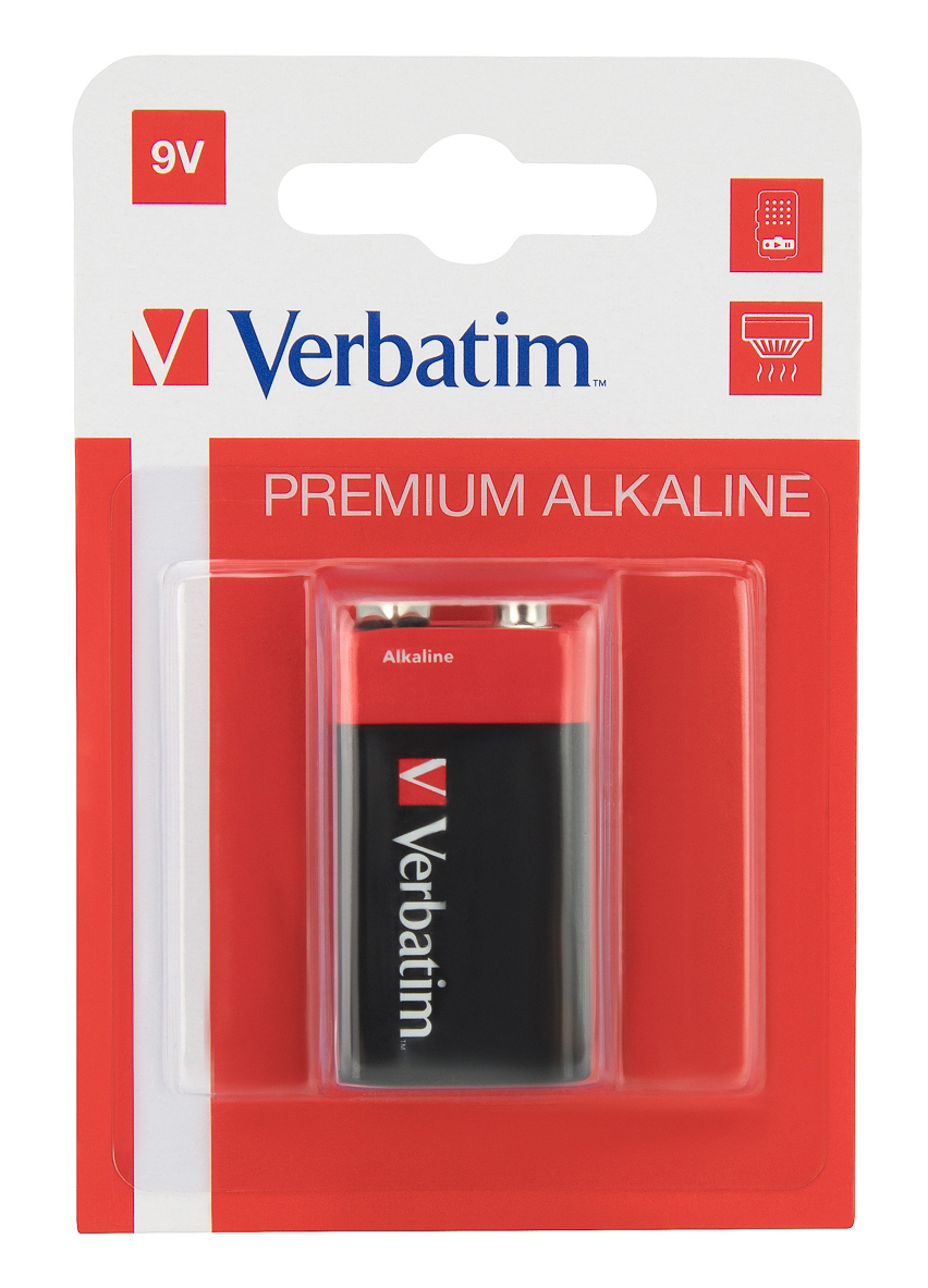 ALKALINE BATTERY 9V 1 PACK (HANGCARD) thumbnail