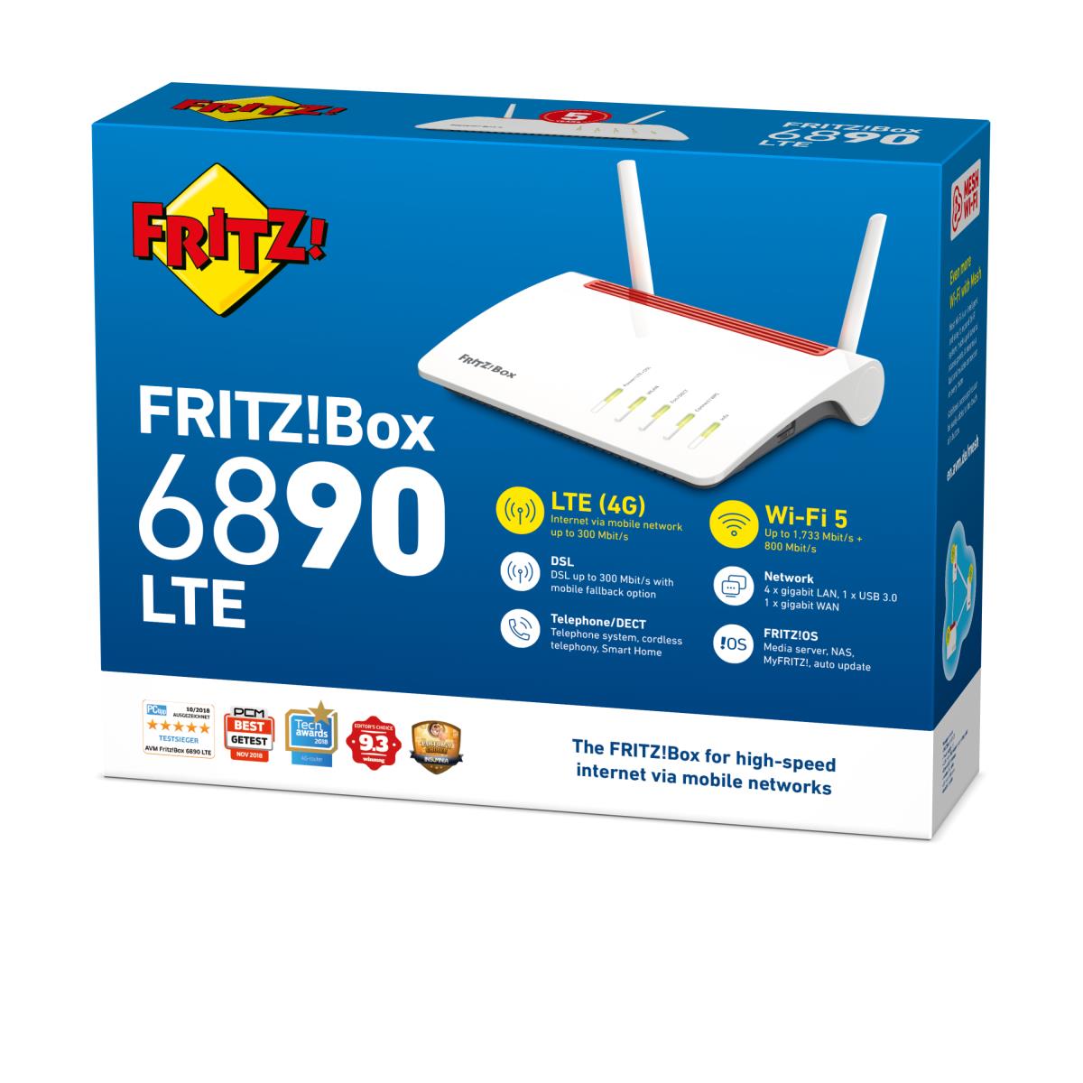 EU Product - FRITZ! Box 6890 LTE Edition International thumbnail