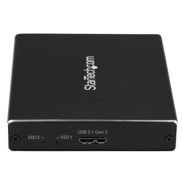 DUAL DRIVE M.2 SATA ENCLOSURE - thumbnail