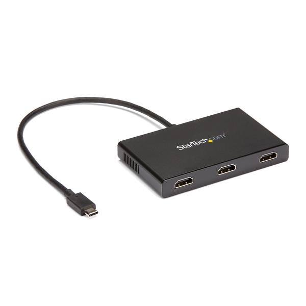 USB C To Hdmi Multi-monitor Adapter - 3-port Mst Hub thumbnail