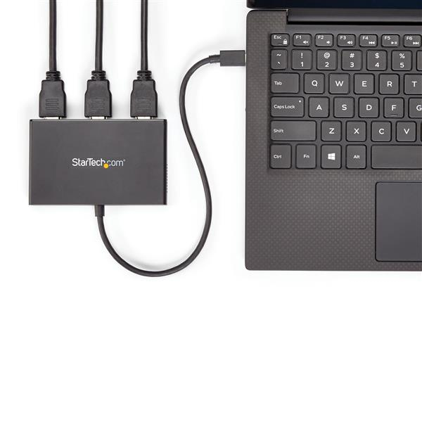 USB C To Hdmi Multi-monitor Adapter - 3-port Mst Hub thumbnail