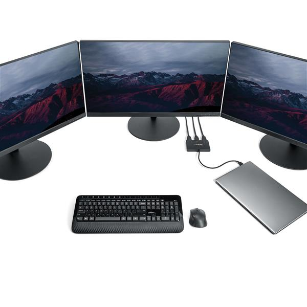USB C To Hdmi Multi-monitor Adapter - 3-port Mst Hub thumbnail