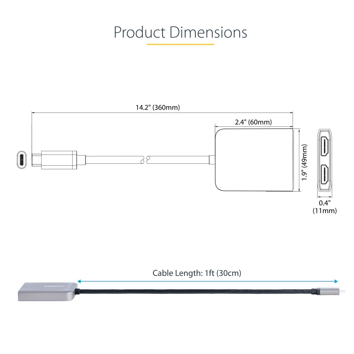 USBC HDMI MULTI MONITOR ADAPTER thumbnail
