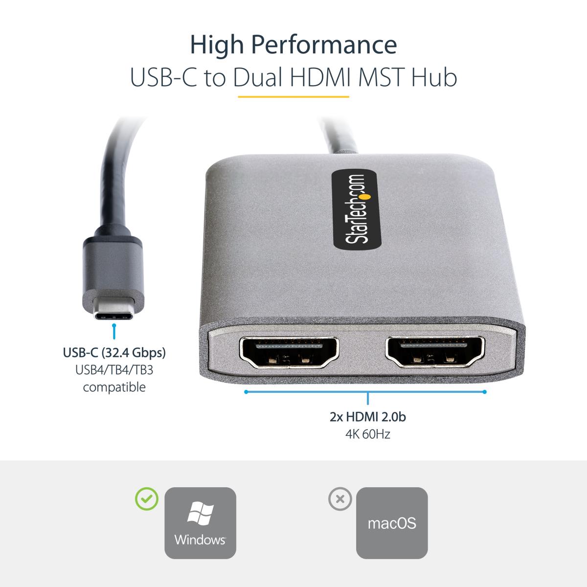 USBC HDMI MULTI MONITOR ADAPTER thumbnail