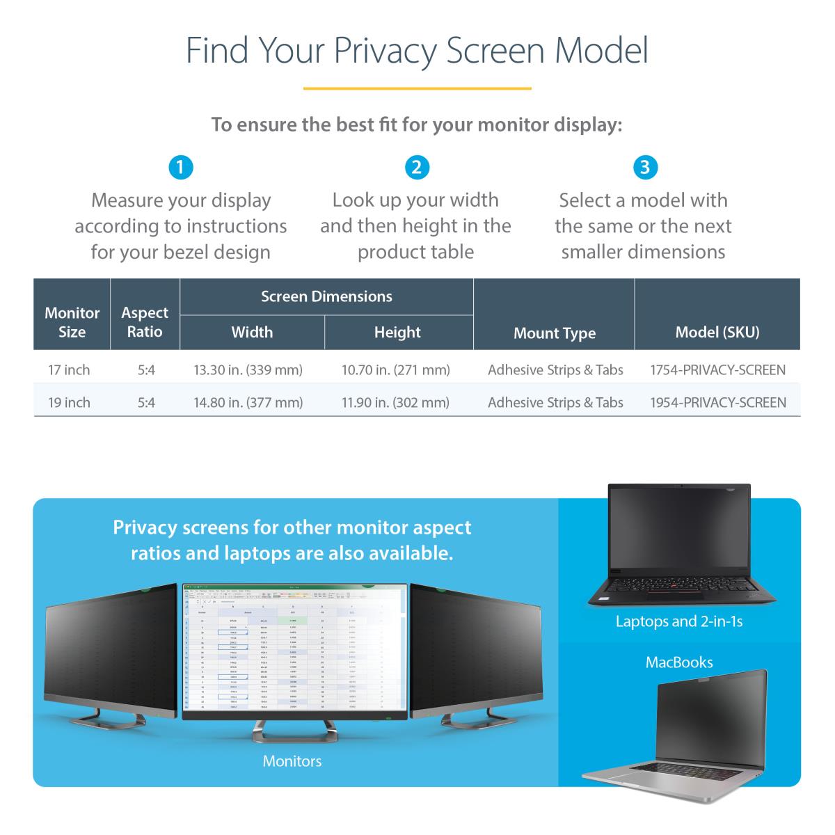 19IN MONITOR PRIVACY FILTER - thumbnail