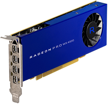 EU Product - RADEON PRO WX 4100 - Graphics card - PCI 4,096 MB GDDR5 thumbnail