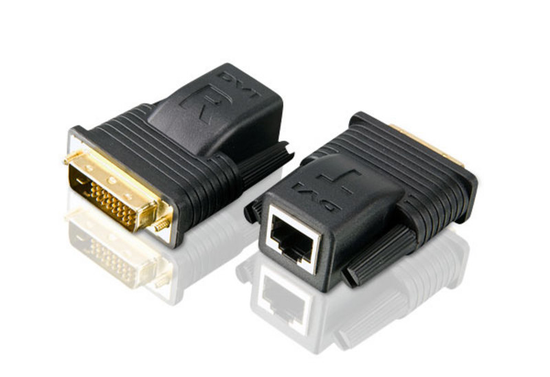 Mini Cat 5 DVI Extender Ve066 thumbnail