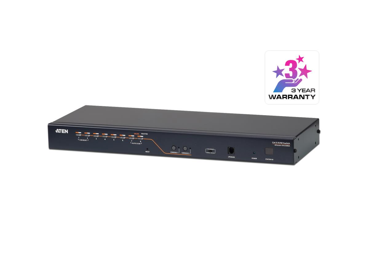KVM Switch 8-port Cat 5 High Density thumbnail