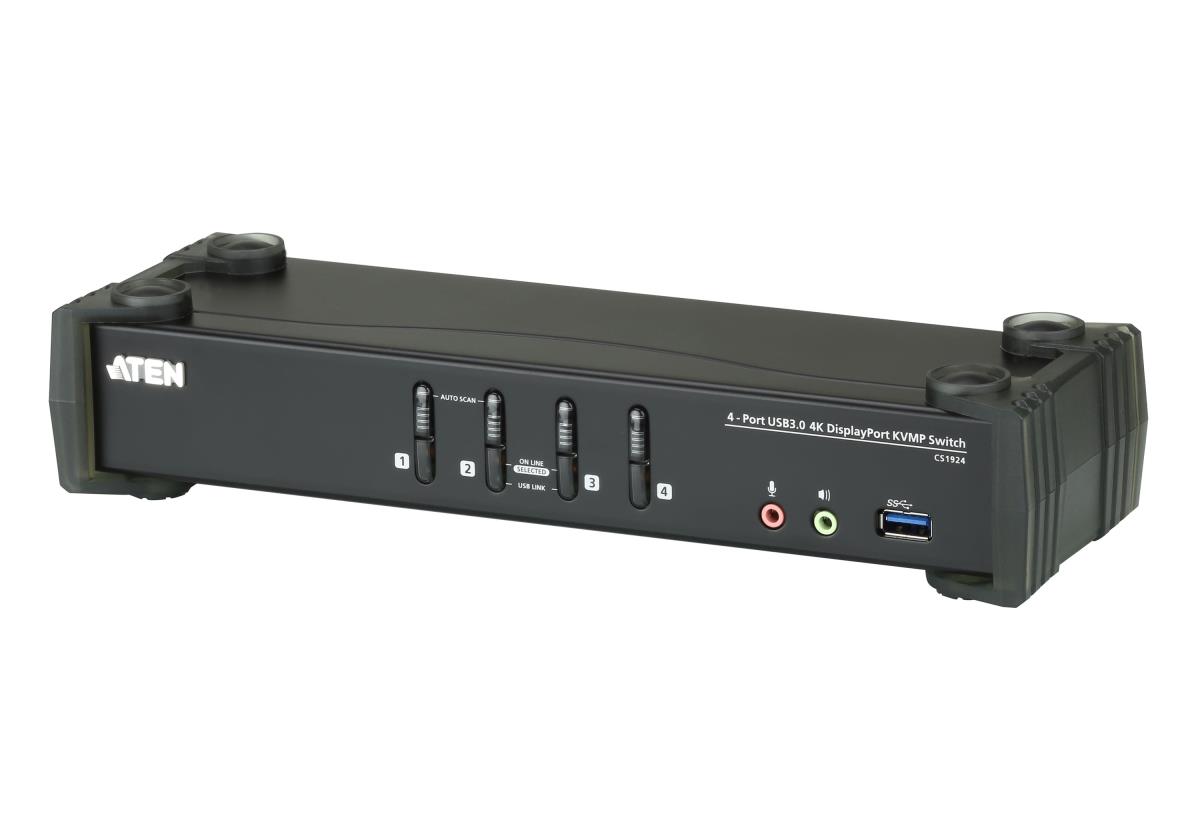 IT CS1924 4-Port USB 3.0 True 4K DisplayPort KVMP Switch thumbnail