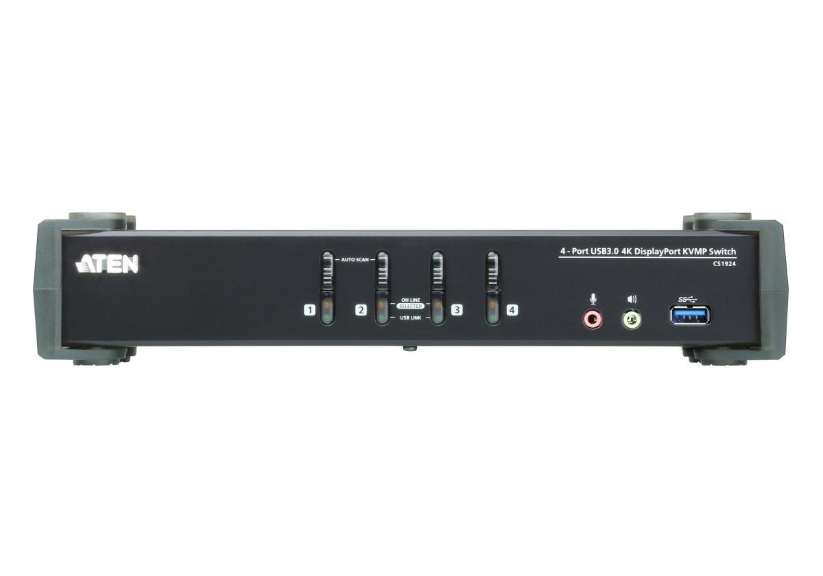 IT CS1924 4-Port USB 3.0 True 4K DisplayPort KVMP Switch thumbnail