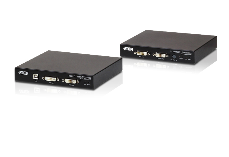 EU Product - USB Dual View Hdbaset 2.0 KVM Extender - 100m thumbnail