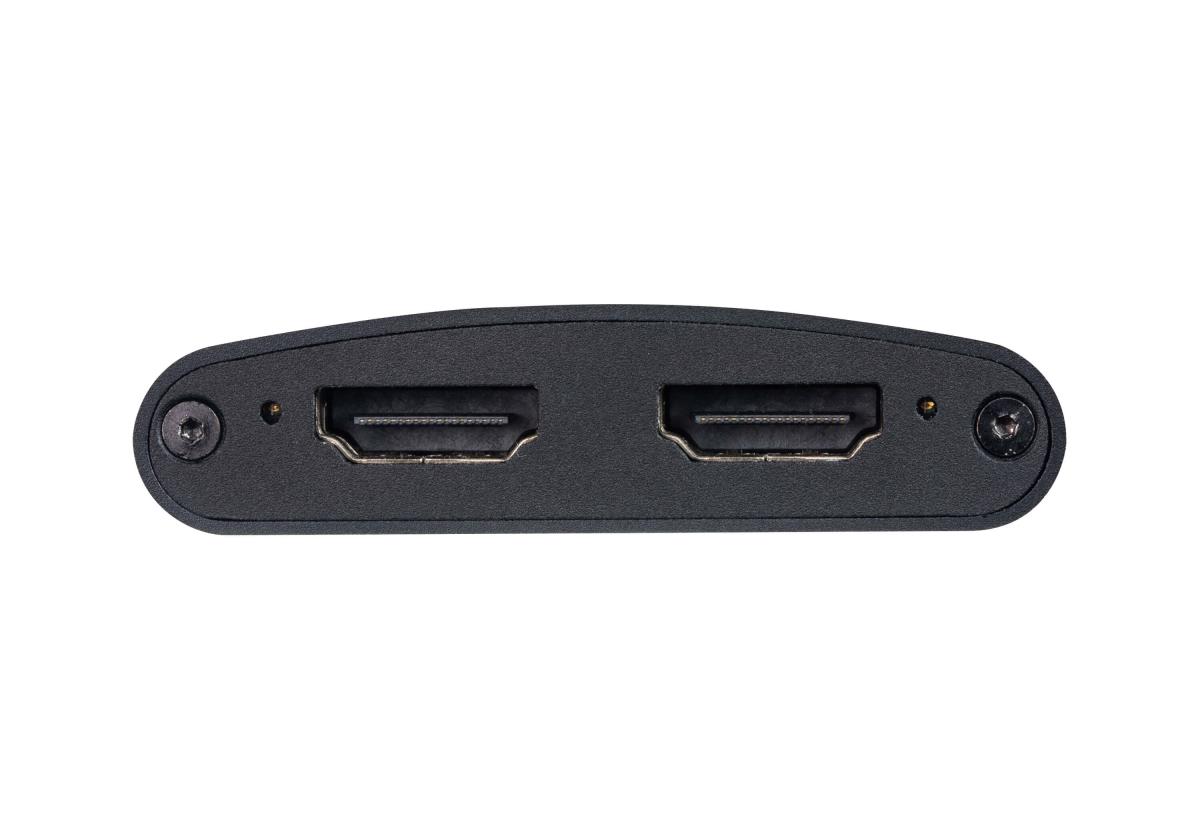 2-port True 4k Hdmi Compact Splitter With Fixed Hdmi Input thumbnail