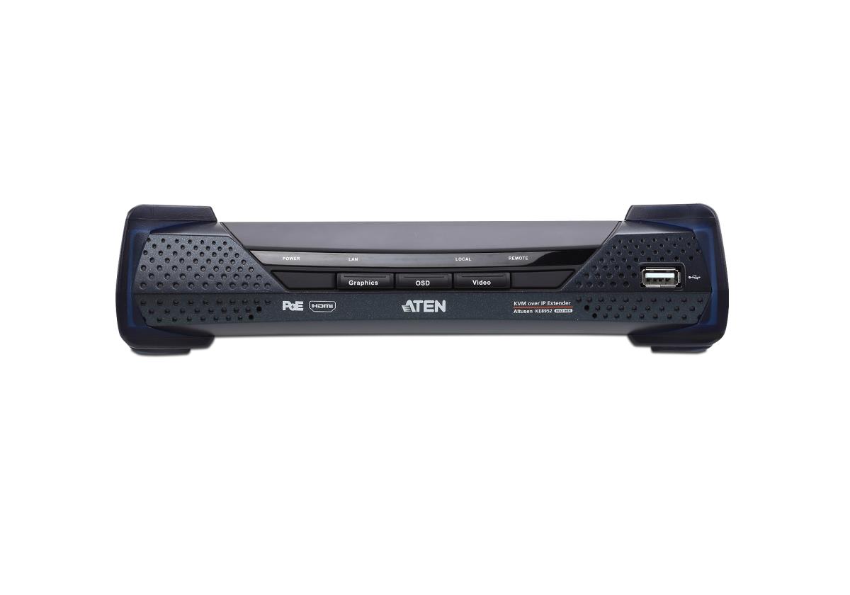 IT KE8952R 4K HDMI KVM over IP Receiver, PoE thumbnail