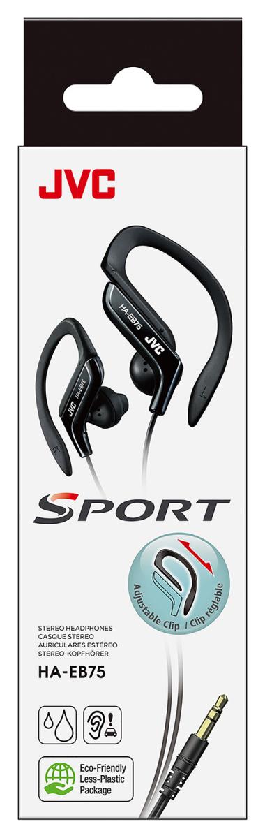 EU Product - JVC HA-EB75 Sports Wired Black thumbnail