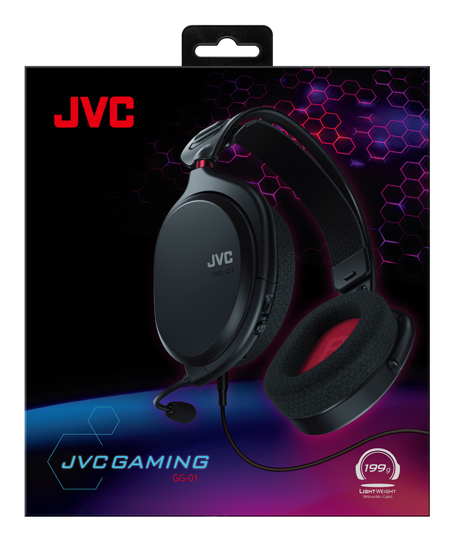 JVC GG-01BQ wired gaming headphones black thumbnail