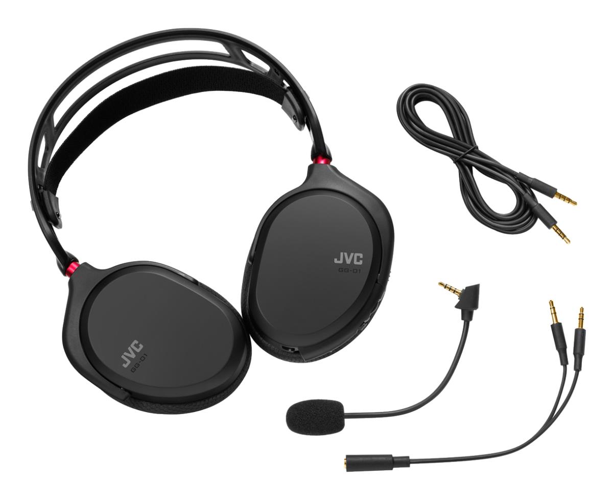 JVC GG-01BQ wired gaming headphones black thumbnail