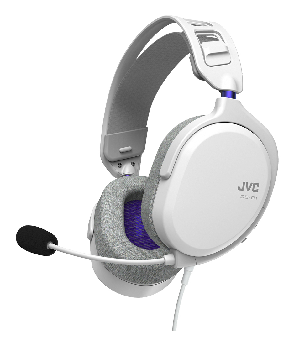 JVC GG-01HQ wired gaming headphones white thumbnail