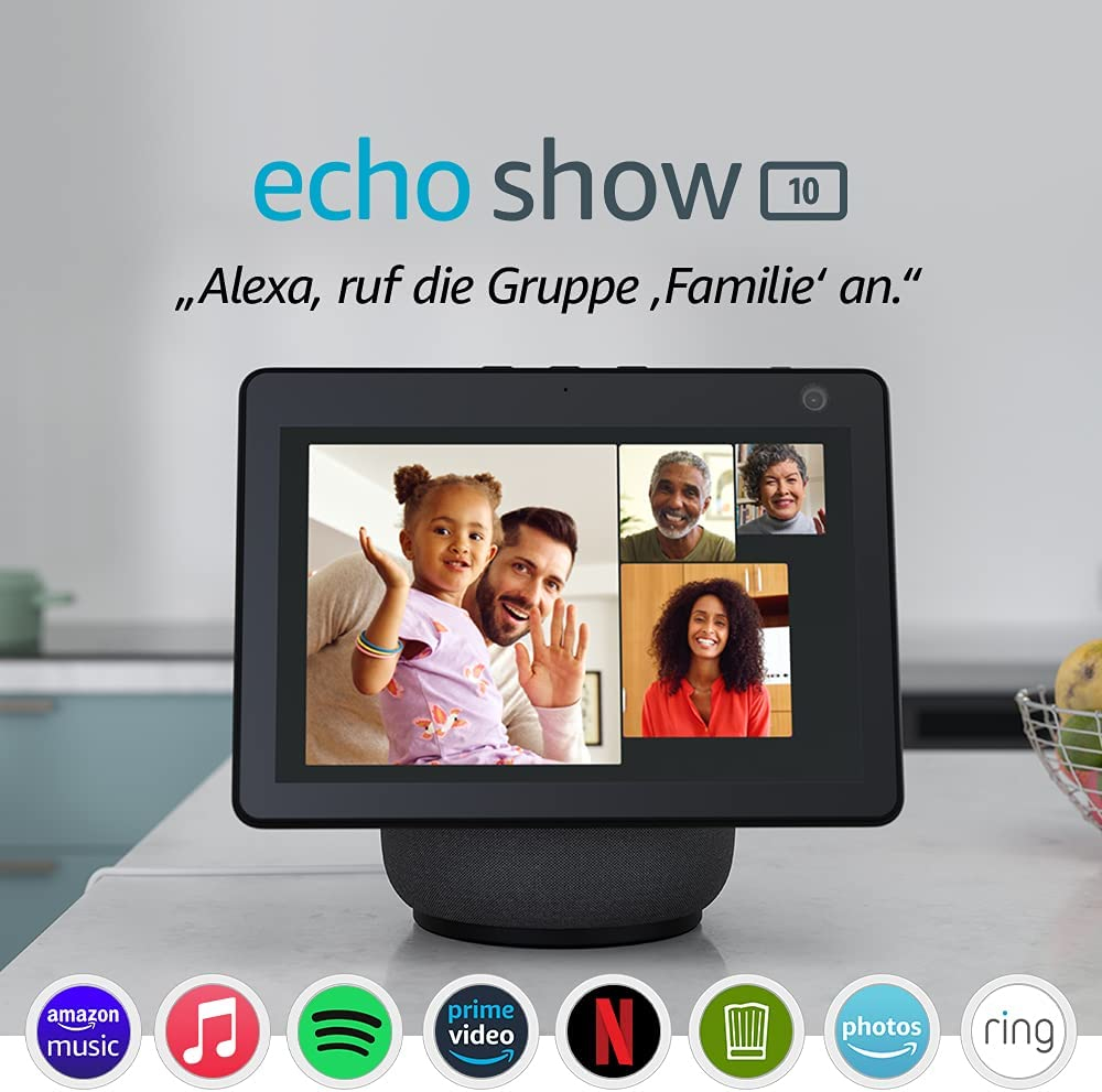 EU Product - Echo Show 10 Anthracite Smart Home Hub With Screen thumbnail