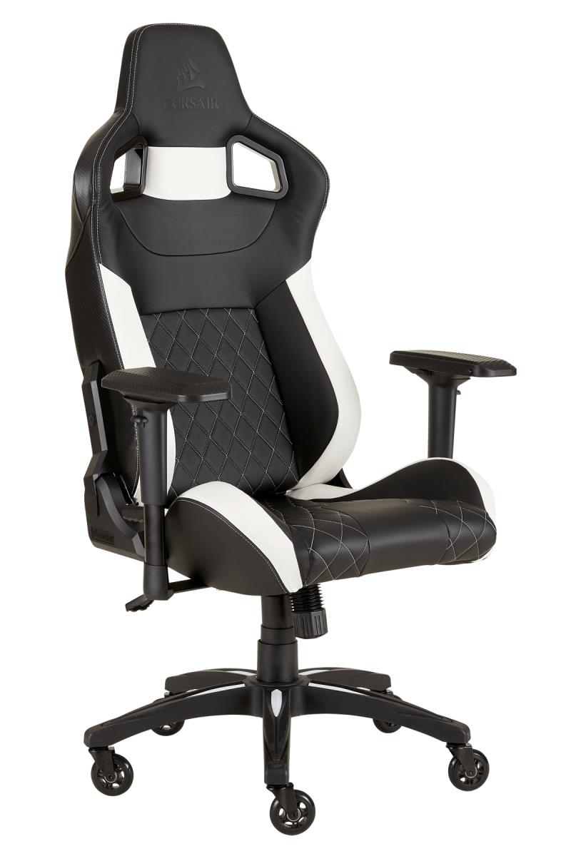 Corsair T1 Race PC gaming chair Black, White thumbnail