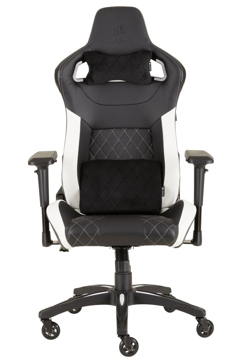 Corsair T1 Race PC gaming chair Black, White thumbnail