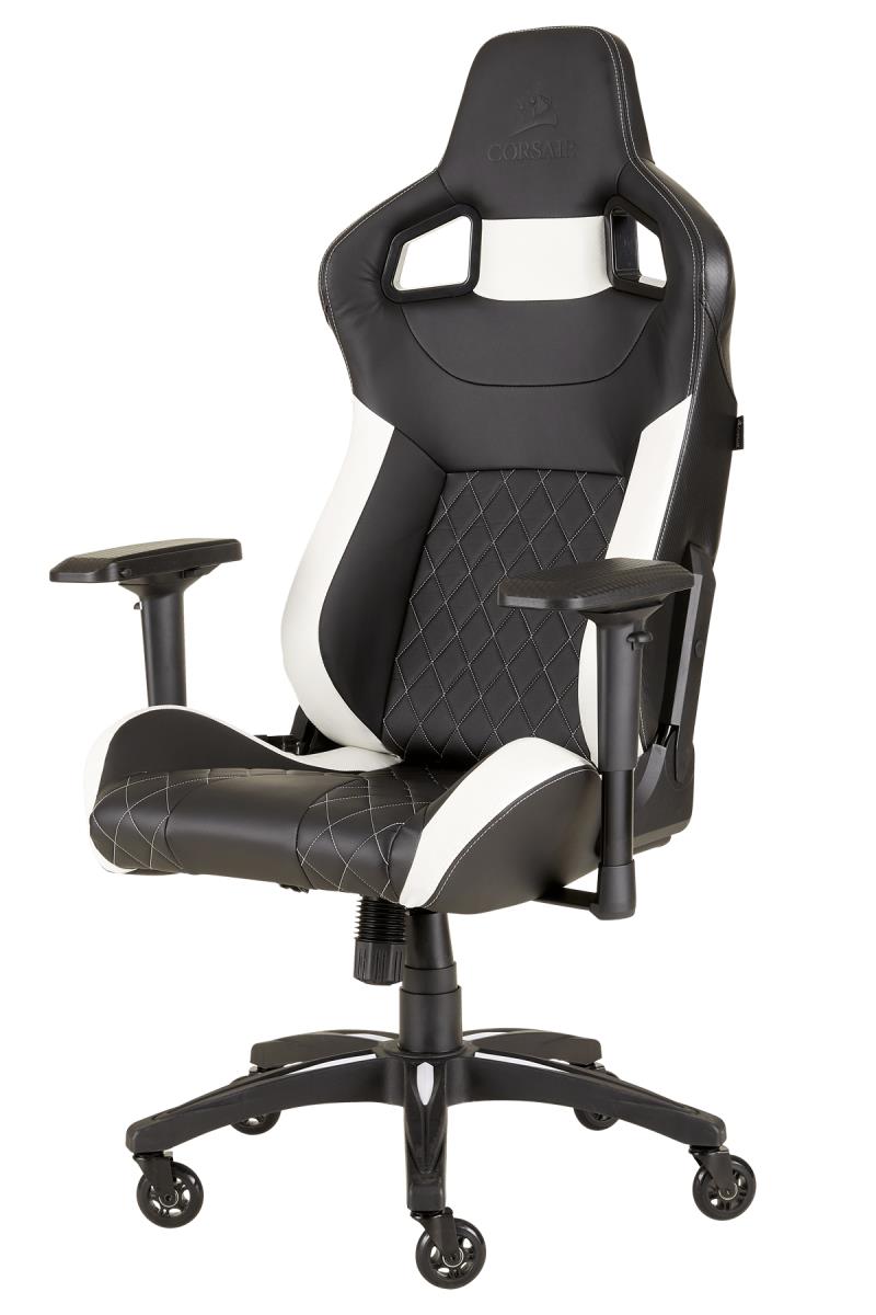 Corsair T1 Race PC gaming chair Black, White thumbnail