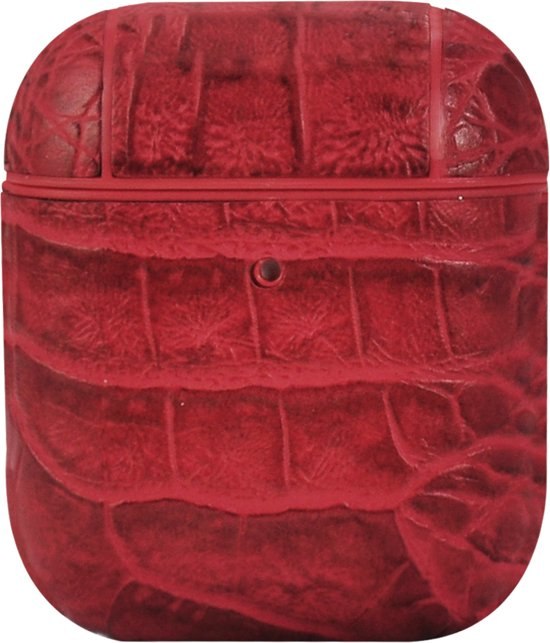 EU Product - AirPods Case AirBox Crocodile Pattern Red thumbnail