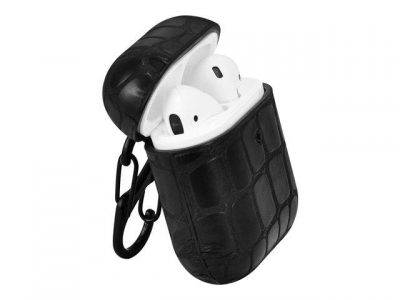 EU Product - AirPods Case AirBox Stone Pattern Black thumbnail