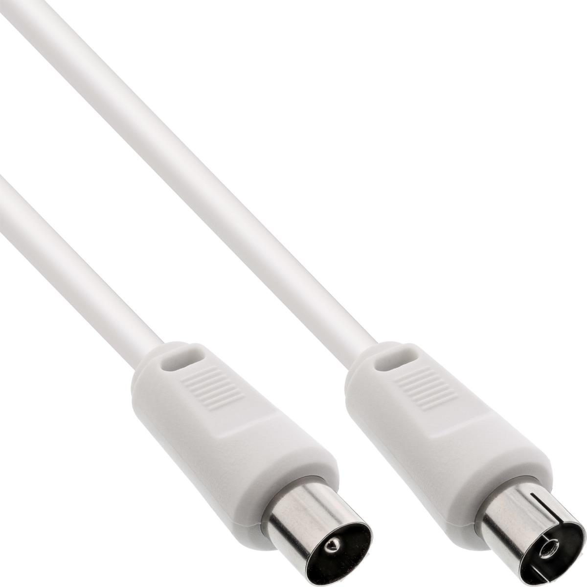 EU Product - - Antennenkabel, 2x geschirmt, >75dB, wei�, 10m thumbnail