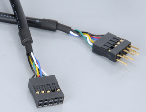 Akasa EXAUDI-40 audio cable 0.4 m Black thumbnail