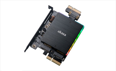 Akasa AK-PCCM2P-04 interface cards/adapter M.2 Internal thumbnail