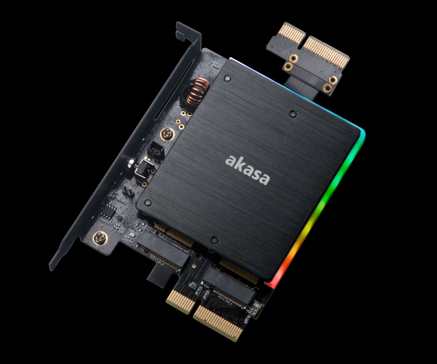Akasa AK-PCCM2P-04 interface cards/adapter M.2 Internal thumbnail