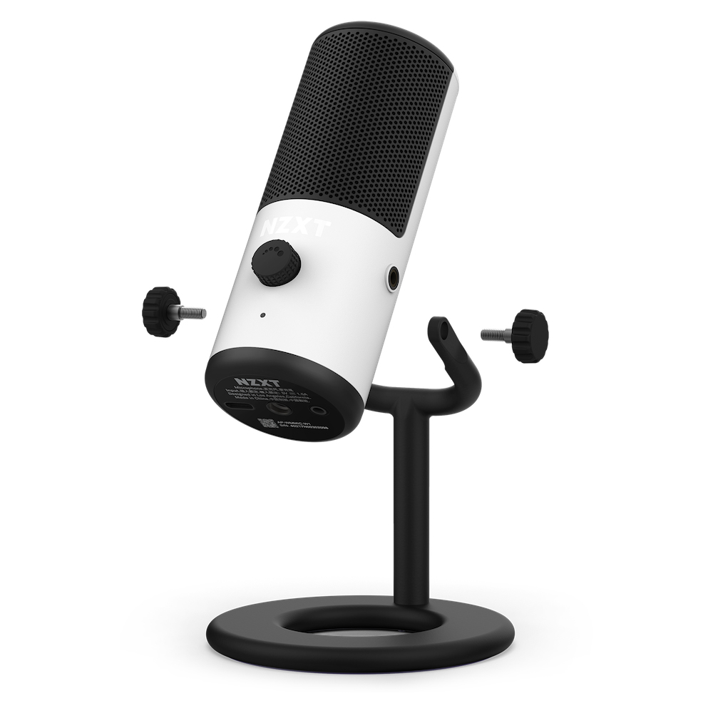 Gaming Microphone Capsule Mini Small Cardioid USB White thumbnail