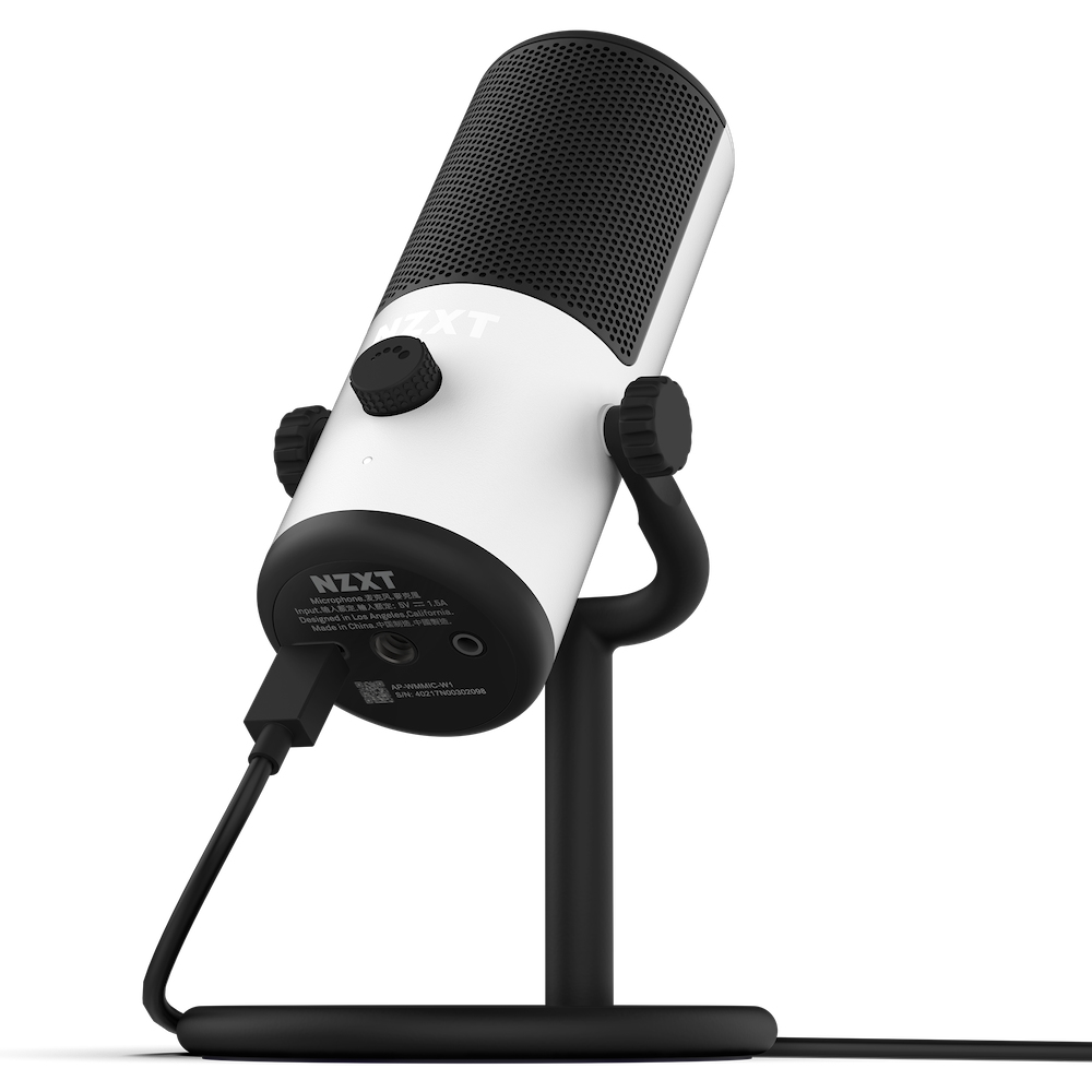 Gaming Microphone Capsule Mini Small Cardioid USB White thumbnail
